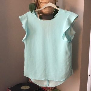 Aritizia (Babaton) flowly blue blouse